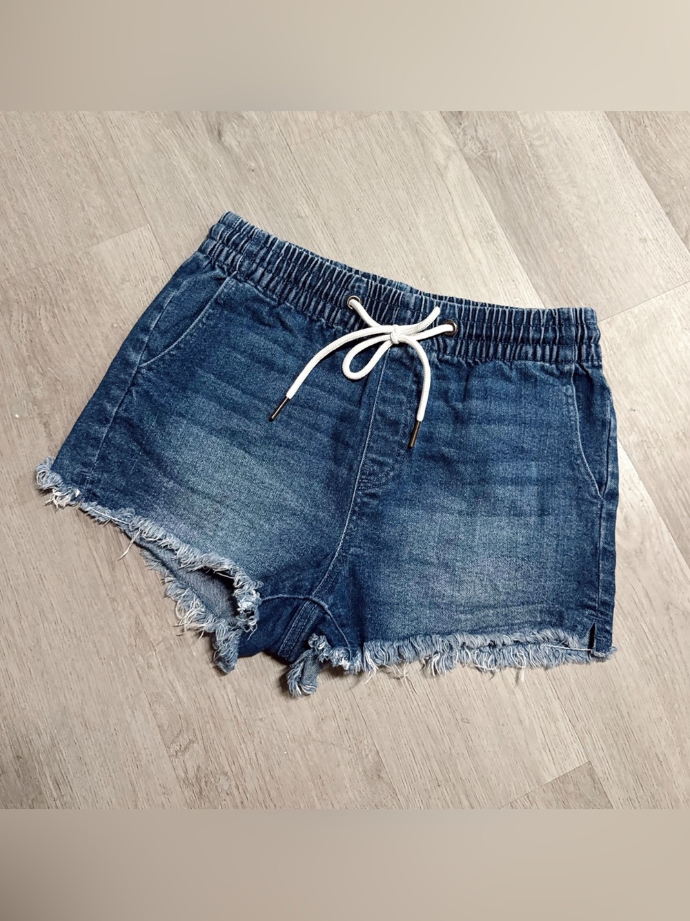 •KENDALL & KYLIE• DENIM JOGGER SHORTS